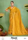 Kaashi Vol 3 By Shubh Shree Velvet Tusser Silk Saree Wholesale Market